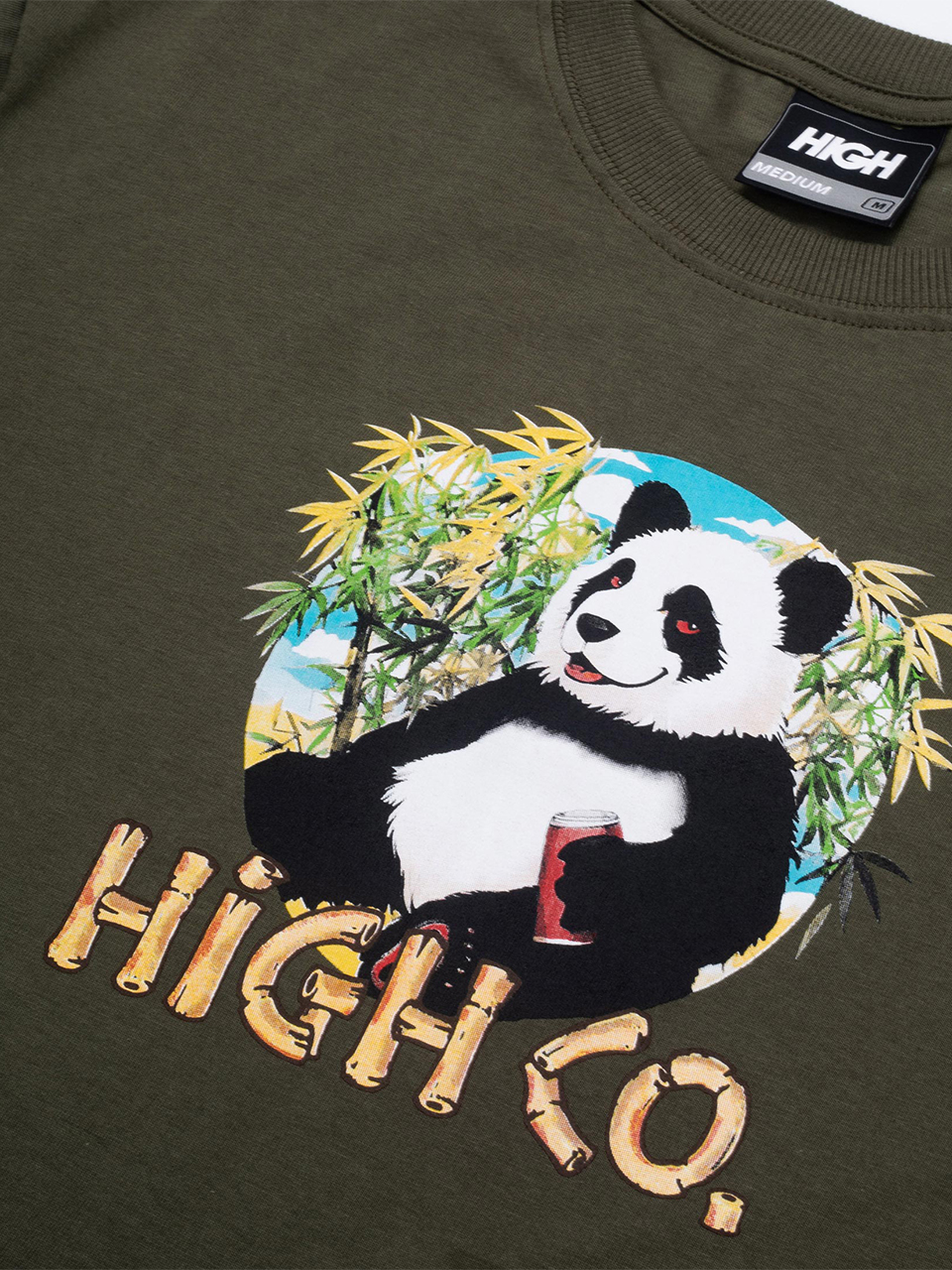 Imagem de: Camiseta High Company Tee Panda Olive Green