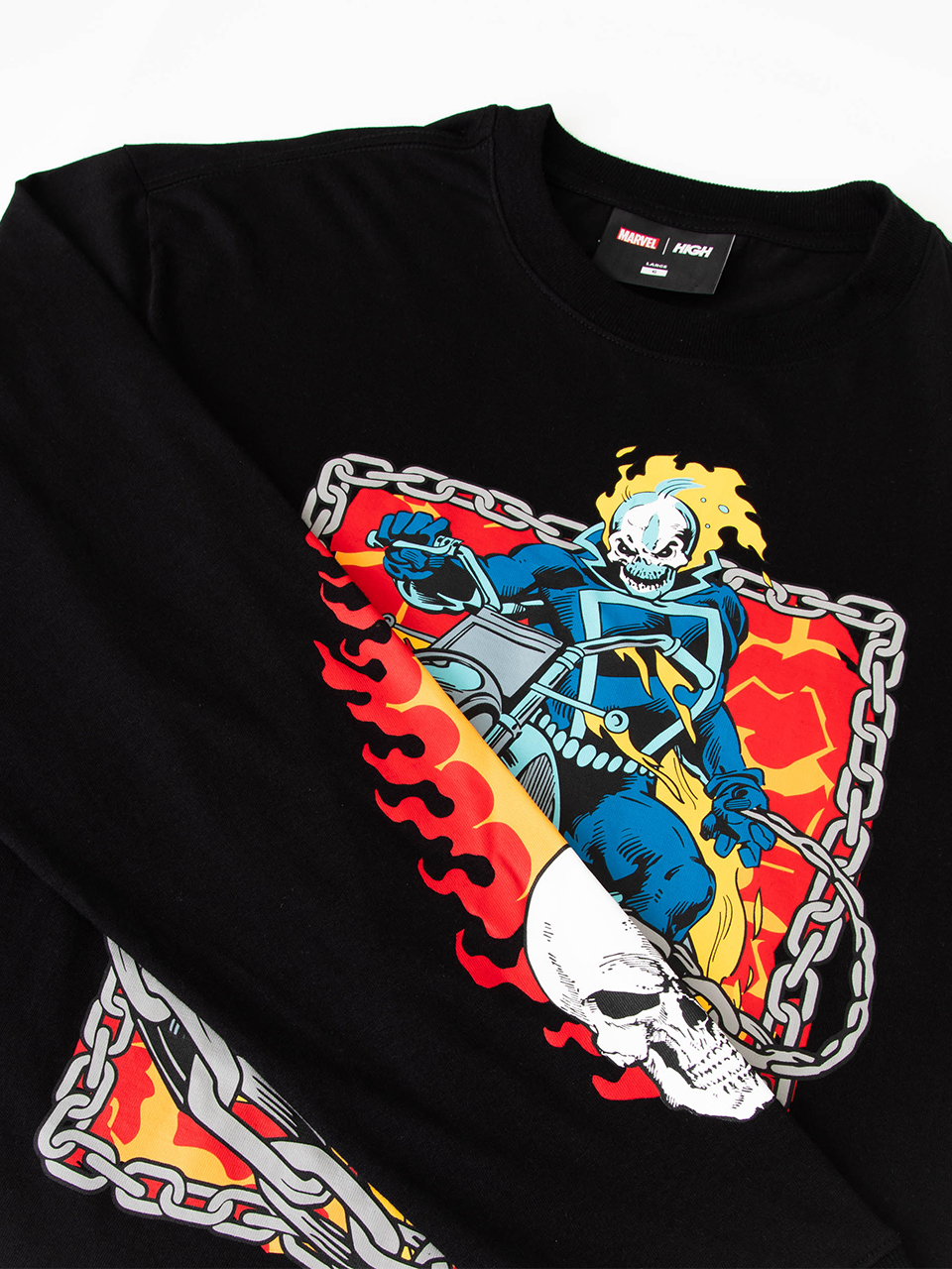 Imagem de: Camiseta Manga Longa High Company Longsleeve Ghost Rider Black
