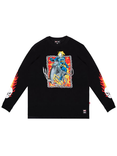 Imagem de: Camiseta Manga Longa High Company Longsleeve Ghost Rider Black