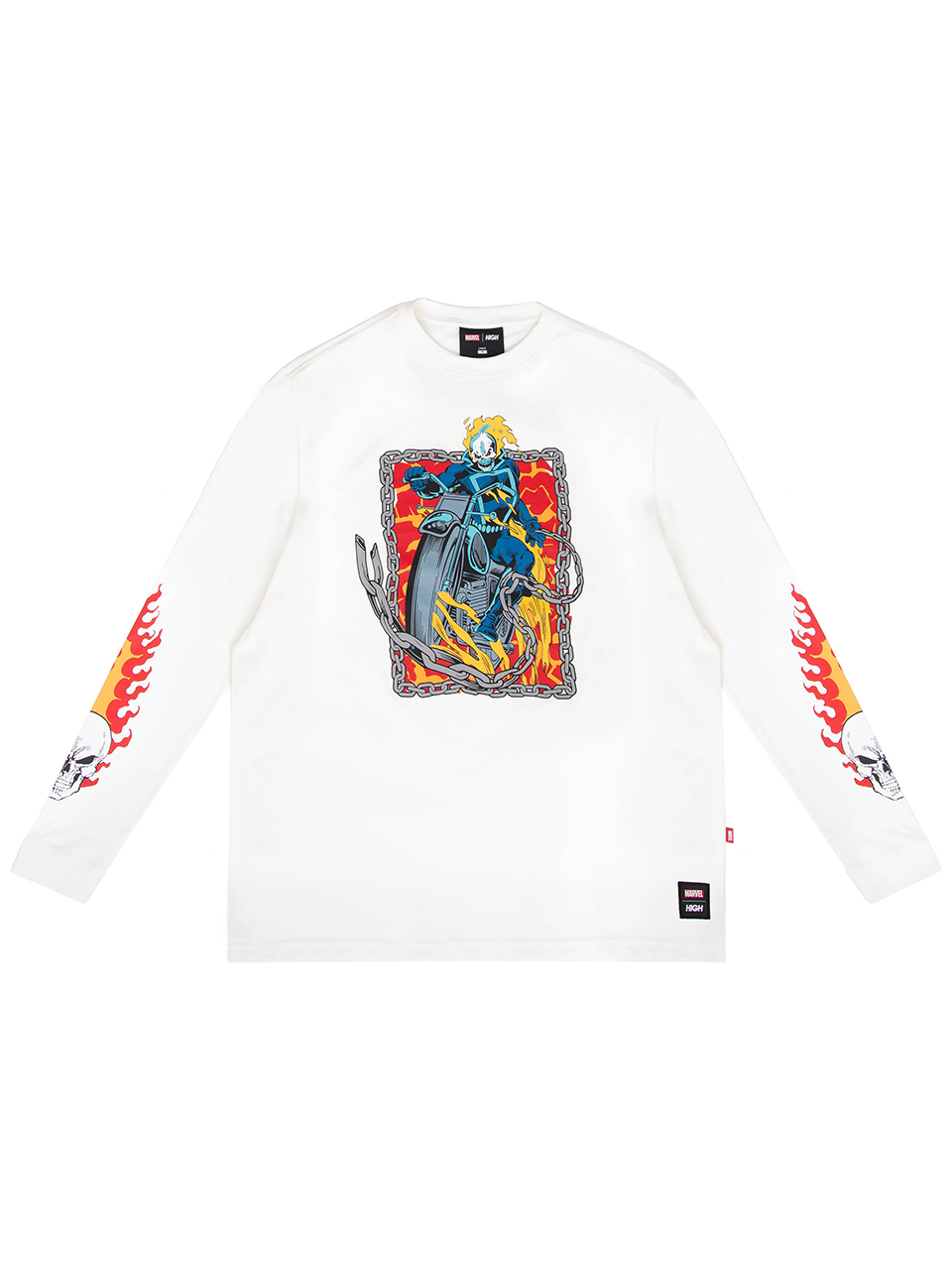 Imagem de: Camiseta Manga Longa High Company Longsleeve Ghost Rider White