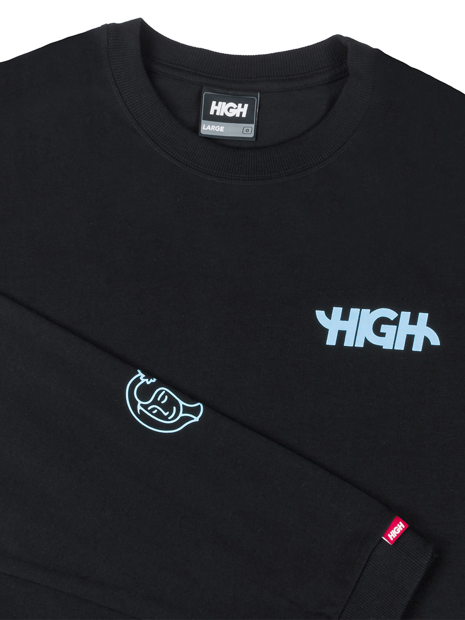 Imagem de: Camiseta Manga Longa High Company Longsleeve Zodiac Black