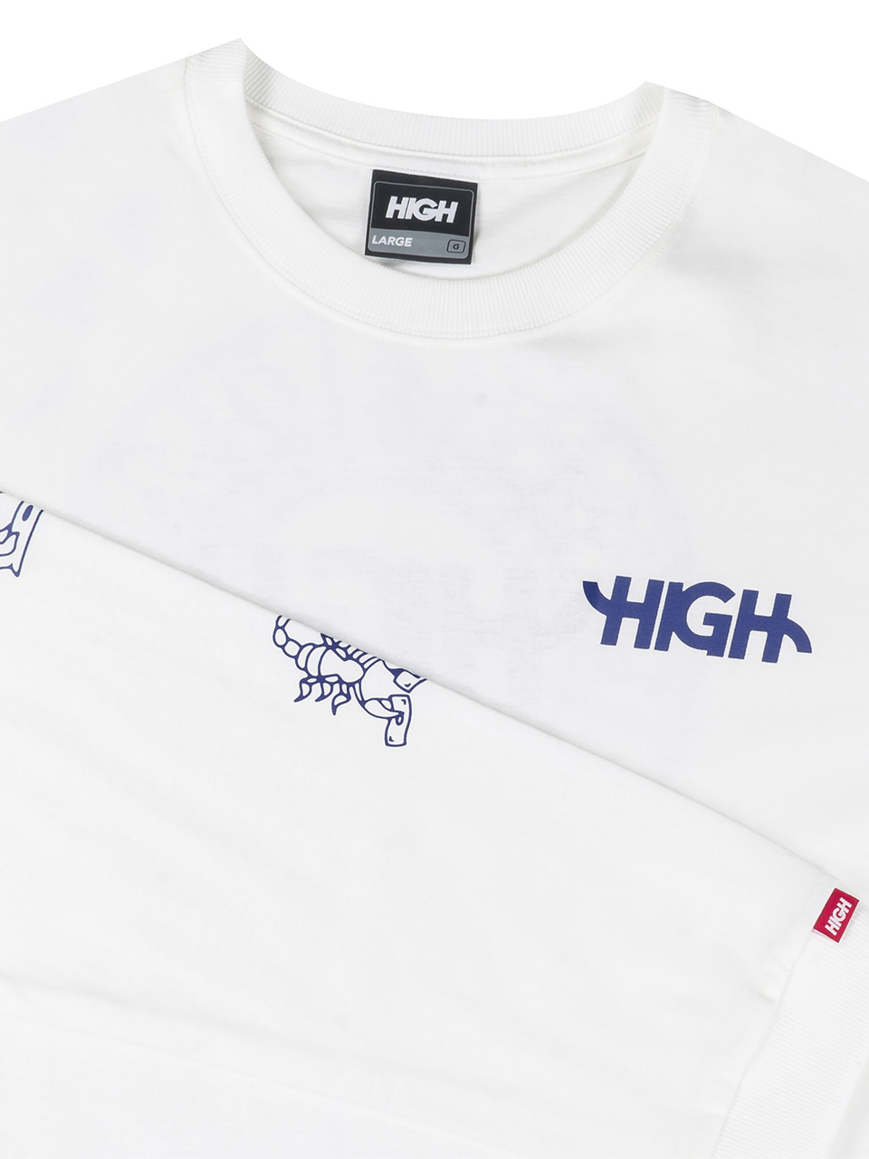 Imagem de: Camiseta Manga Longa High Company Longsleeve Zodiac White