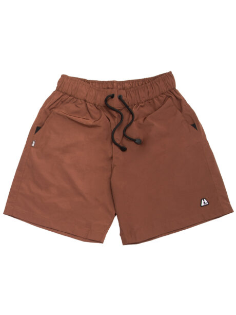 Imagem de: Shorts High Company Logo Line Brown