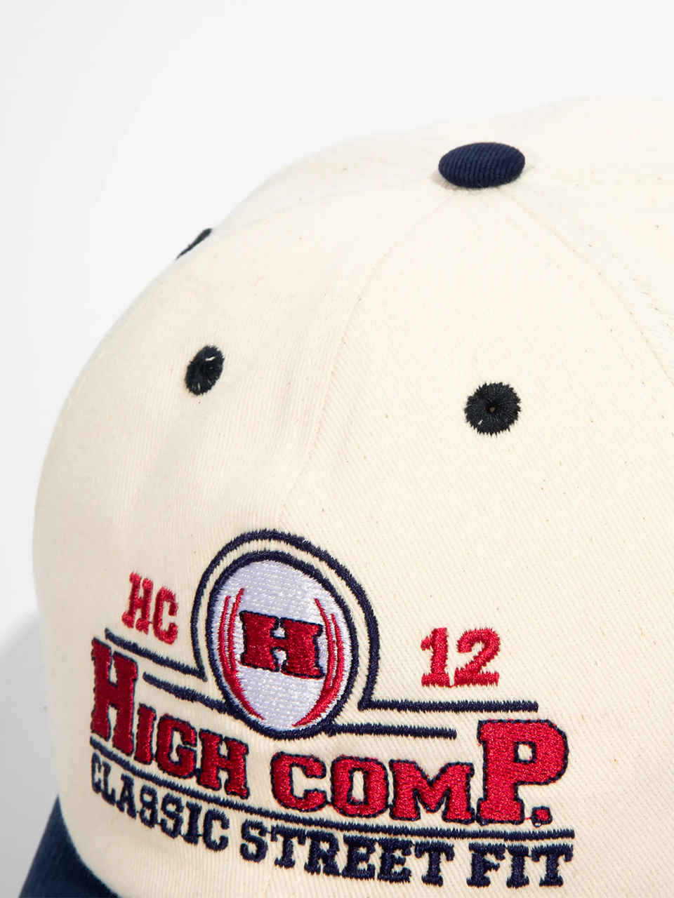 Imagem de: Boné High Company 6 Panel Varsity White/Navy