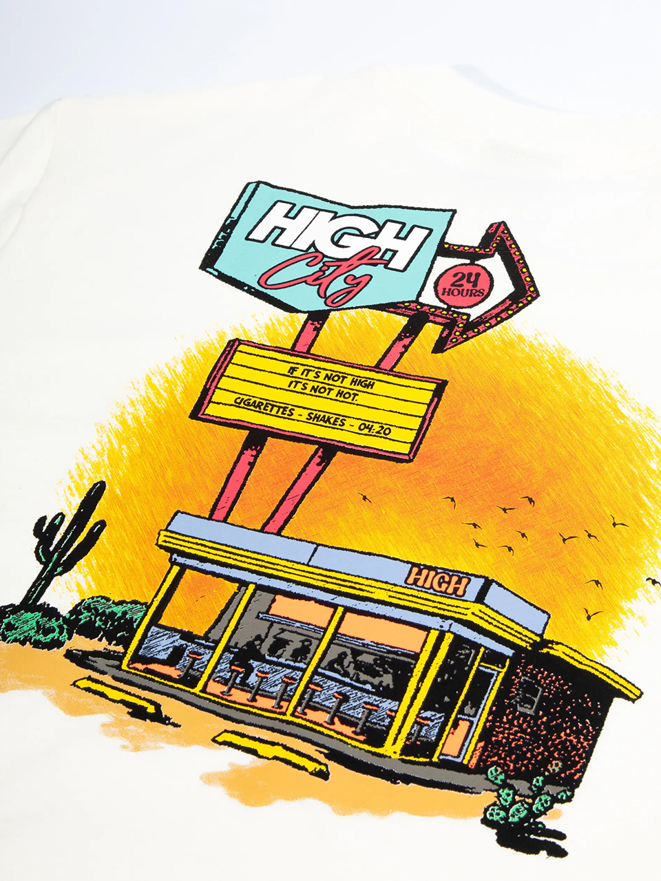 Imagem de: Camiseta High Company Tee Cafeteria White