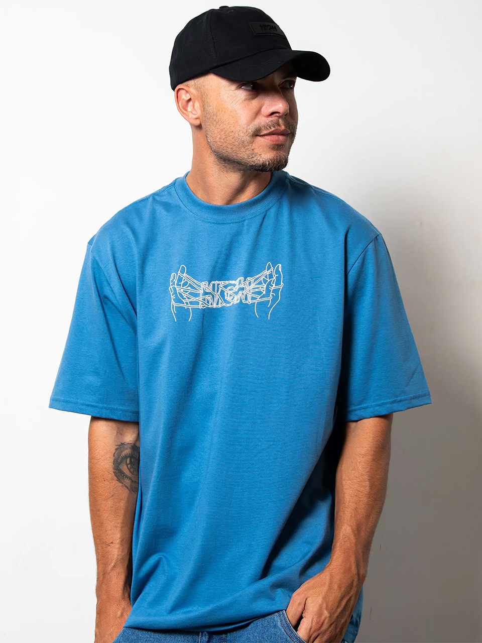 Imagem de: Camiseta High Company Tee Elastic Oil Blue