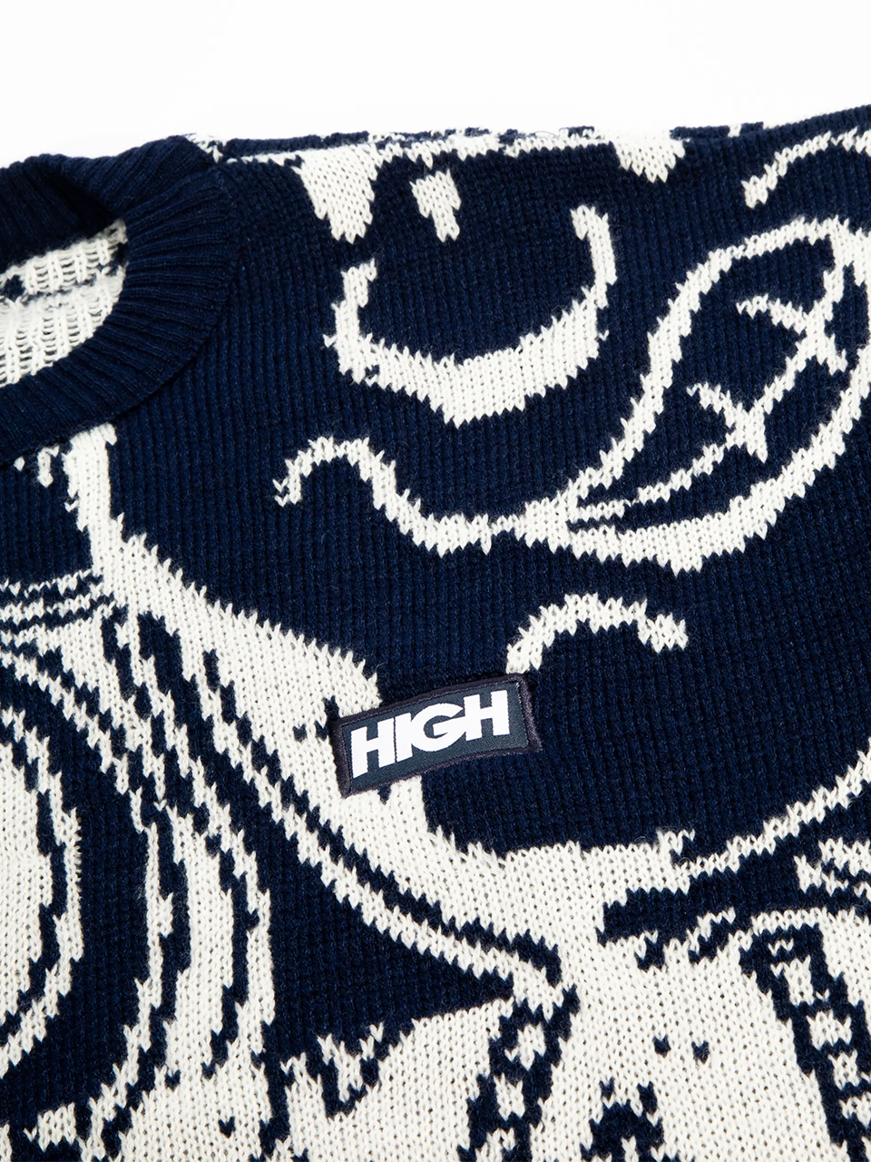 Imagem de: Suéter High Company Sweater Jizzy White/Navy
