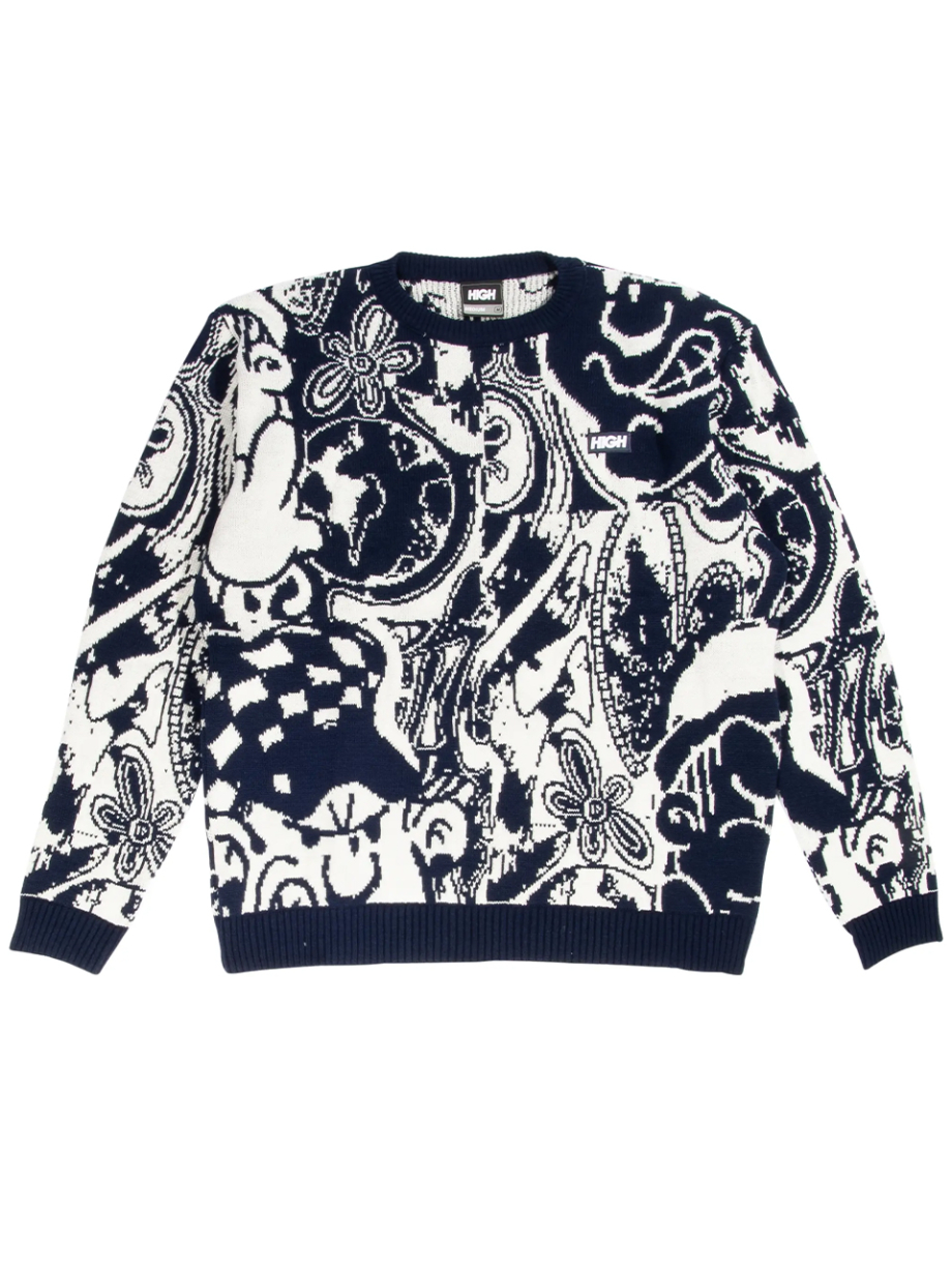Imagem de: Suéter High Company Sweater Jizzy White/Navy