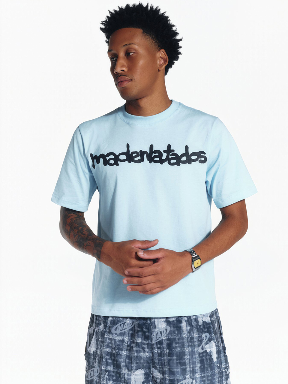 Imagem de: Camiseta Mad Enlatados Mad Logo Azul