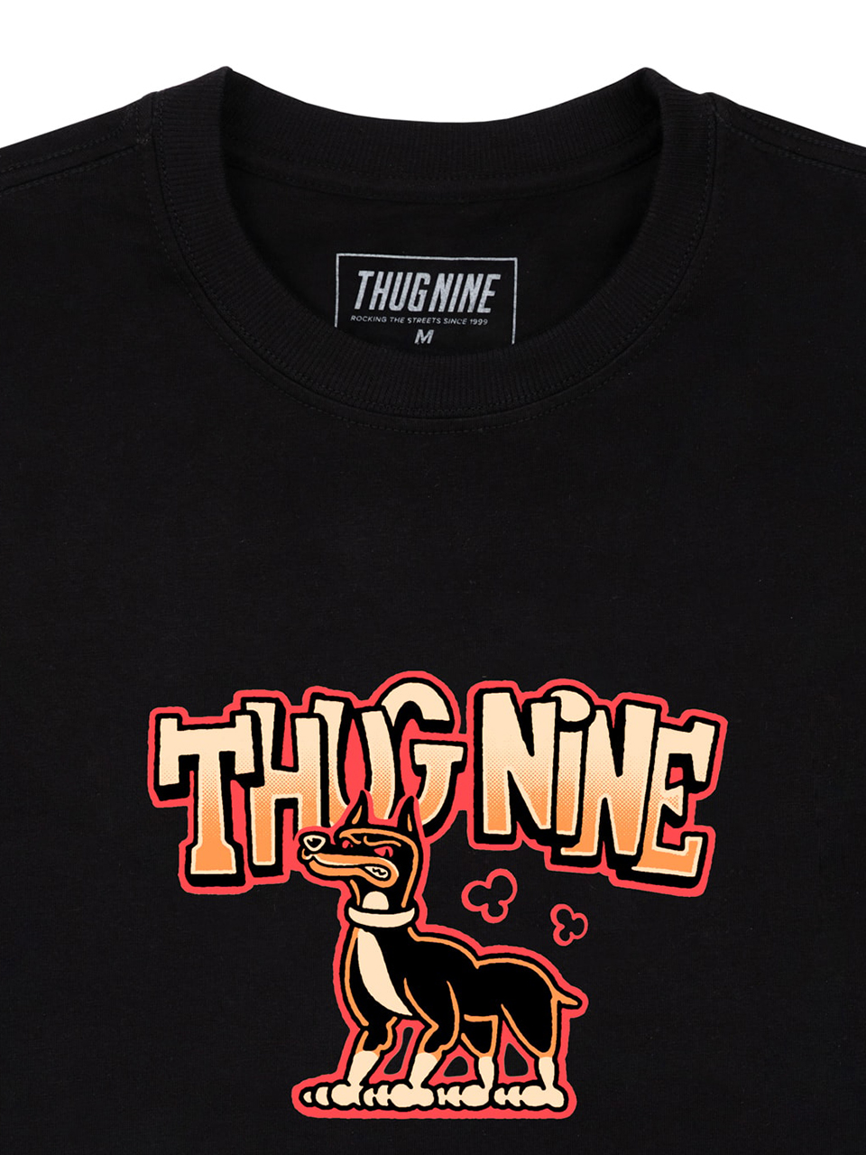 Imagem de: Camiseta Thug Nine Crew Preta