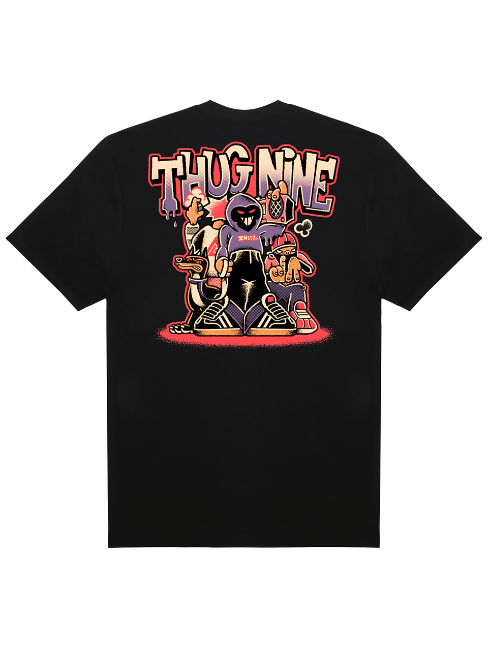 Imagem de: Camiseta Thug Nine Crew Preta