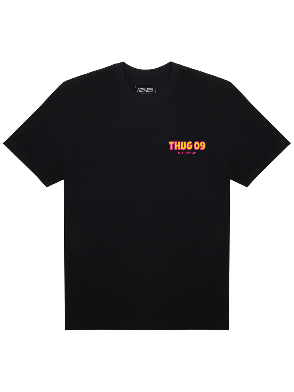 Imagem de: Camiseta Thug Nine Hit Em Up Preta