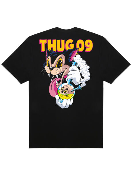 Imagem de: Camiseta Thug Nine Hit Em Up Preta