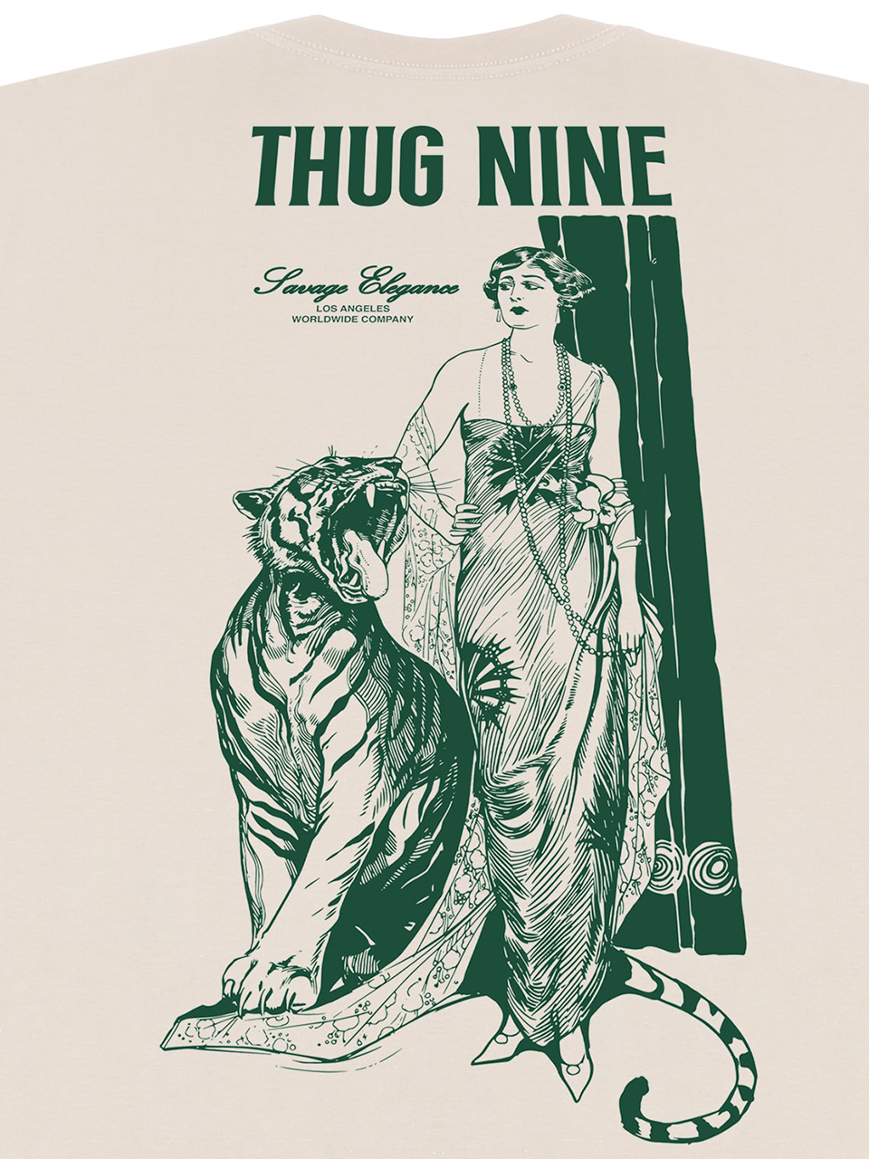 Imagem de: Camiseta Thug Nine Sevage Elegance Off White