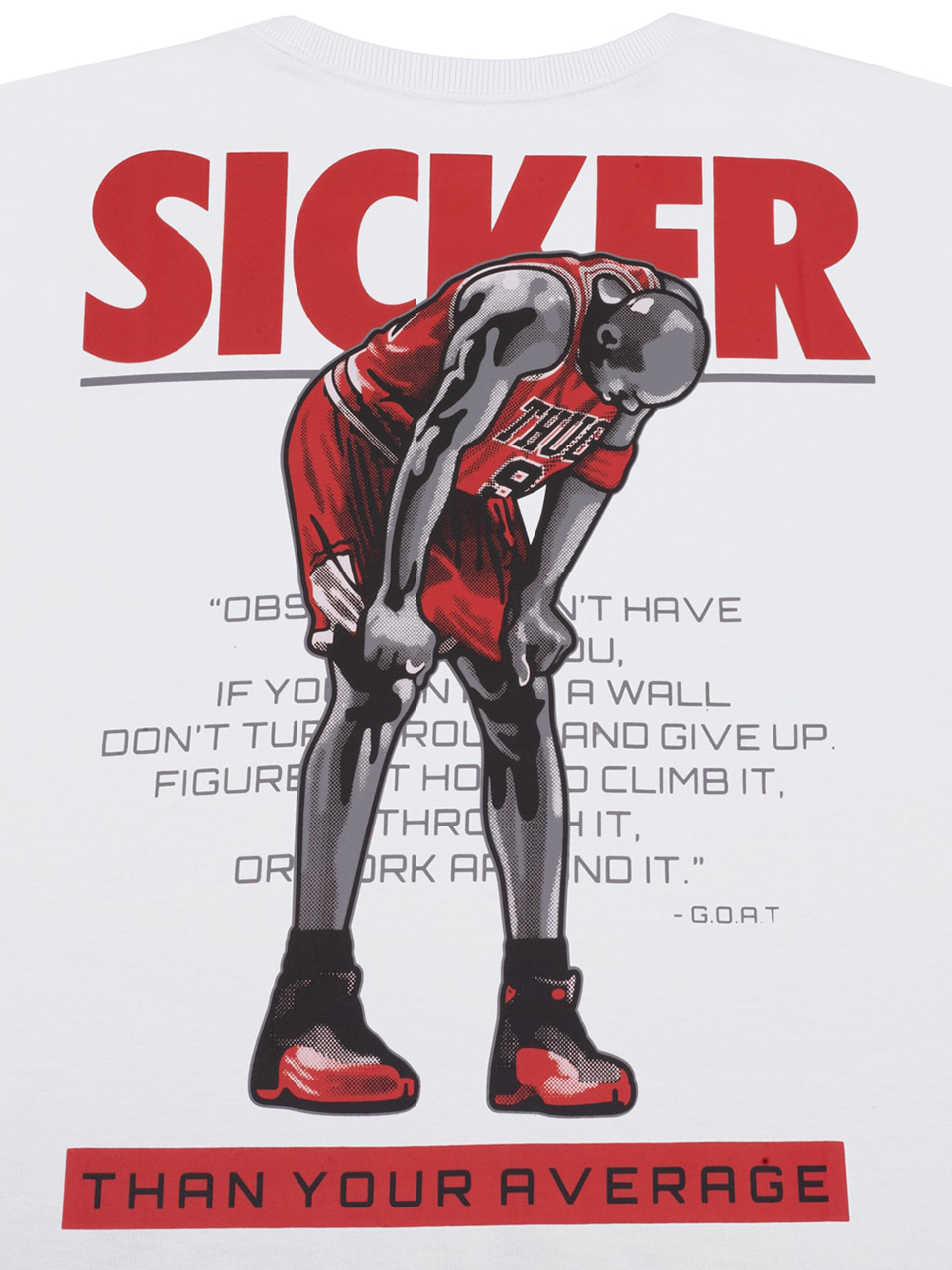 Imagem de: Camiseta Thug Nine Sicker Branca