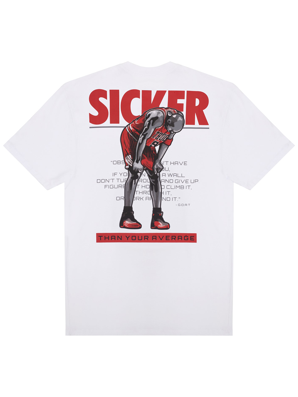 Imagem de: Camiseta Thug Nine Sicker Branca