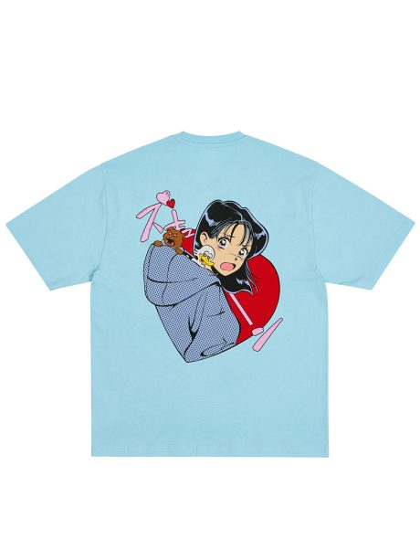 Imagem de: Camiseta Palace Rear View Azul Claro