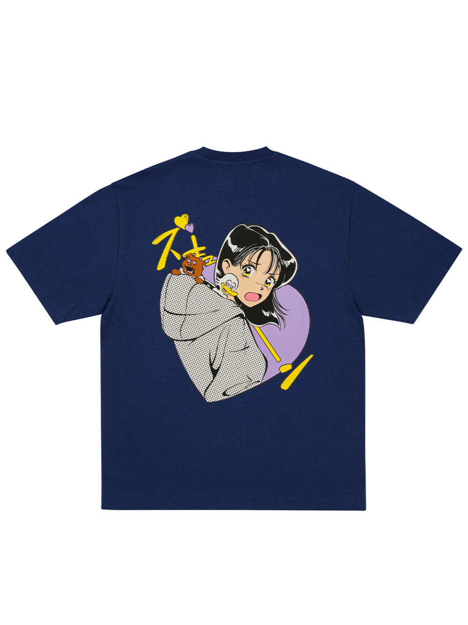 Imagem de: Camiseta Palace Rear View Azul Marinho