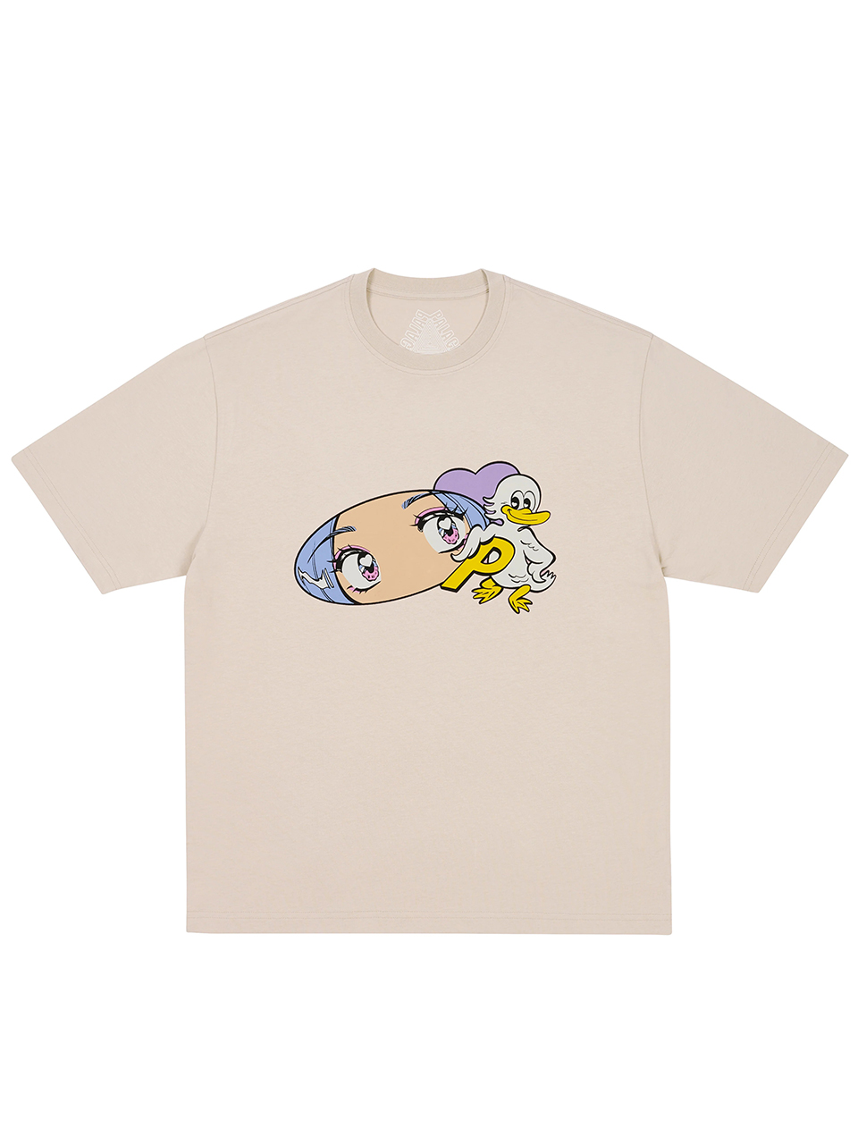 Imagem de: Camiseta Palace Rear View Off White