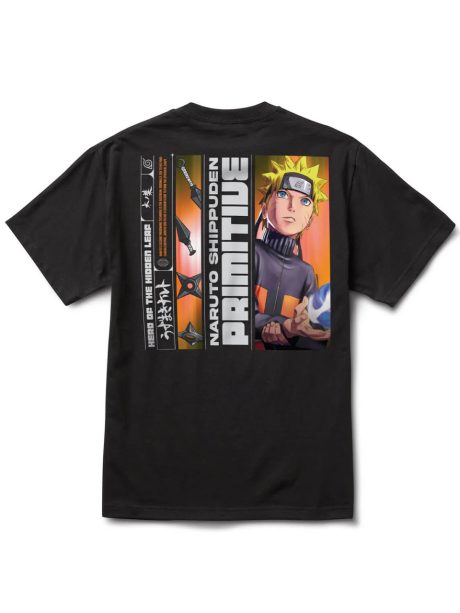 Imagem de: Camiseta Primitive Naruto Shippuden Hero Preta