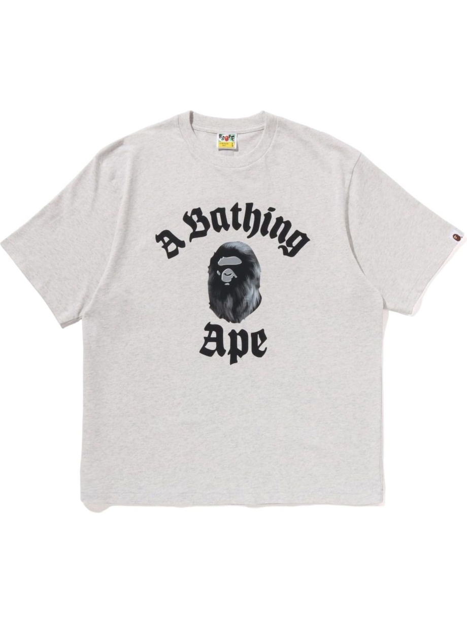 Imagem de: Camiseta A Bathing Ape College Relaxed Fit Tee #2 Cinza