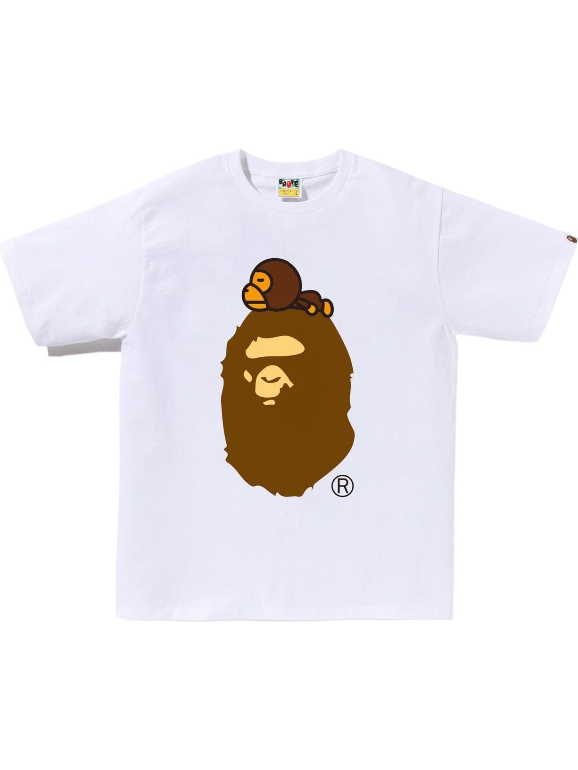 Imagem de: Camiseta A Bathing Ape Milo on Big Ape Branca