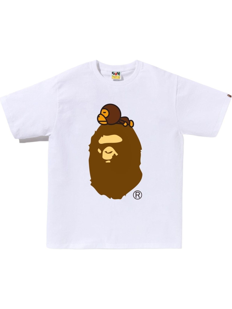 Imagem de: Camiseta A Bathing Ape Milo on Big Ape Branca