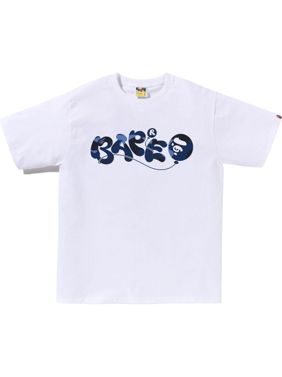 Imagem de: Camiseta BAPE Color Camo Balloon Branca