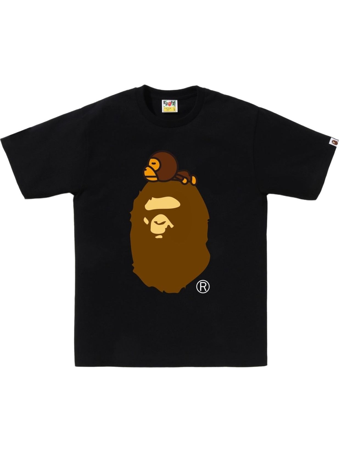 Imagem de: Camiseta BAPE Milo on Big Ape Preta