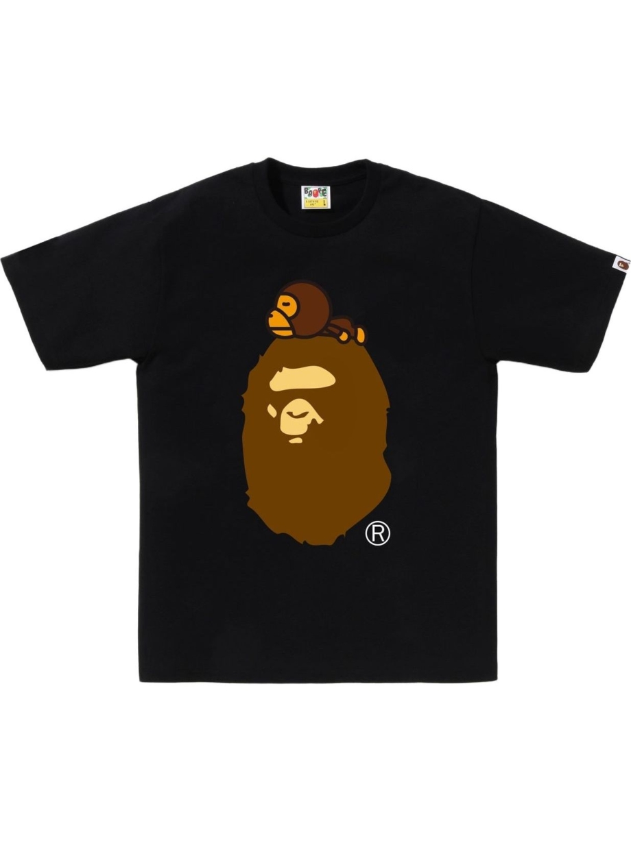 Imagem de: Camiseta BAPE Milo on Big Ape Preta