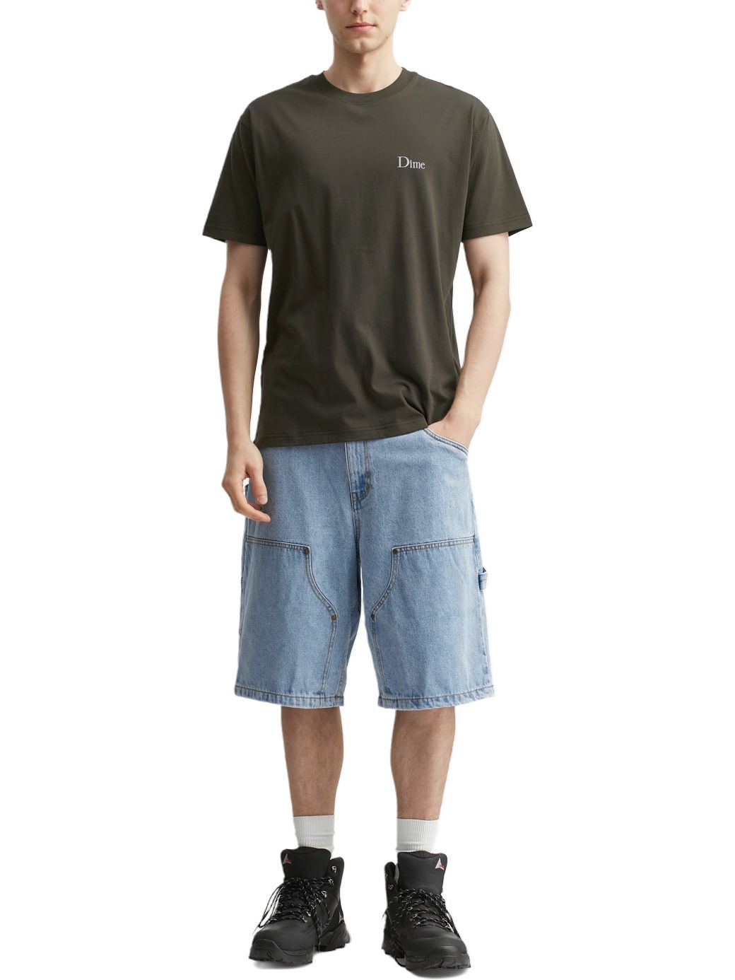 Imagem de: Camiseta Dime Classic Small Logo Preta Vintage