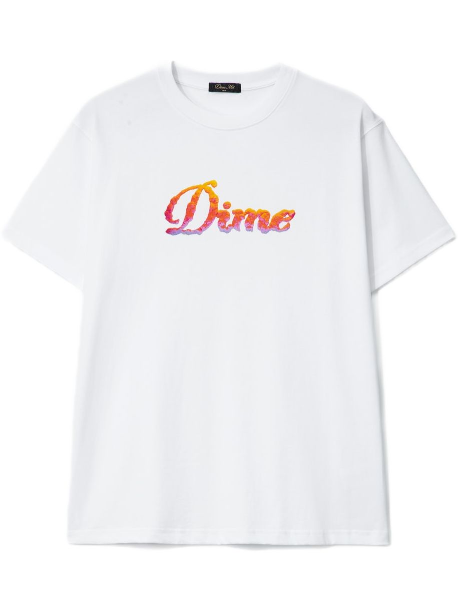 Imagem de: Camiseta Dime Cursive Cloud Branca