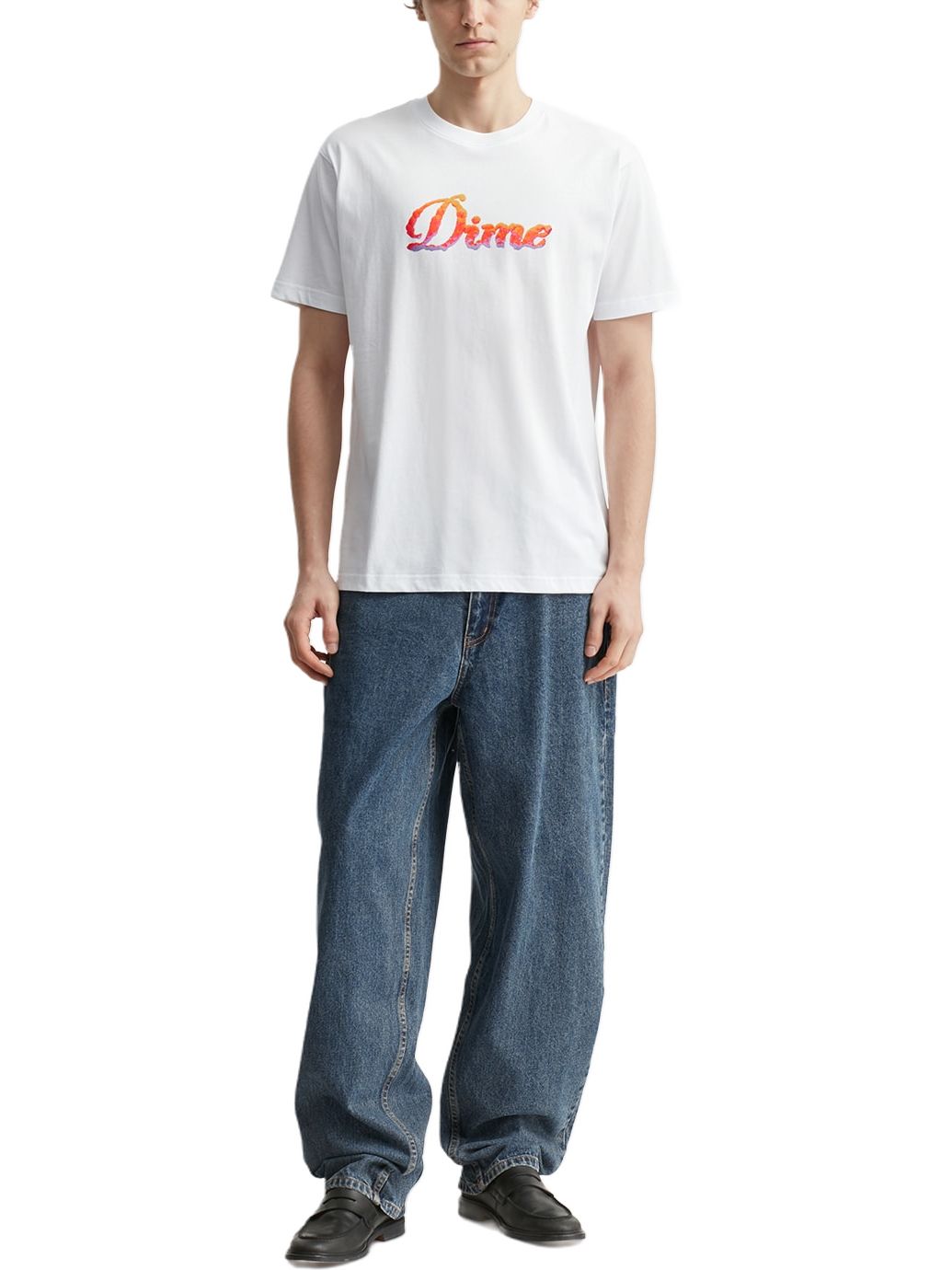 Imagem de: Camiseta Dime Cursive Cloud Branca