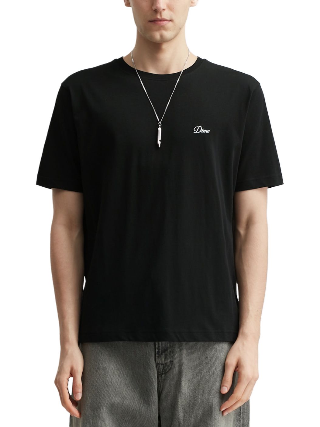 Imagem de: Camiseta Dime Cursive Small Logo Preta