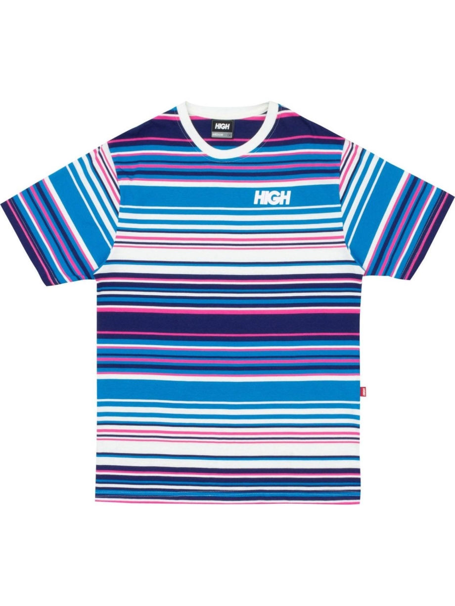 Imagem de: Camiseta HIGH Company Kidz Listrada Branca/Marinho