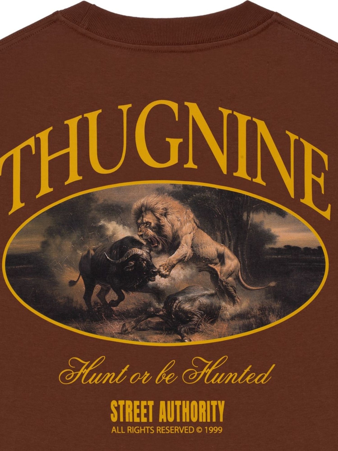 Imagem de: Camiseta Thug Nine The Hunt Marrom