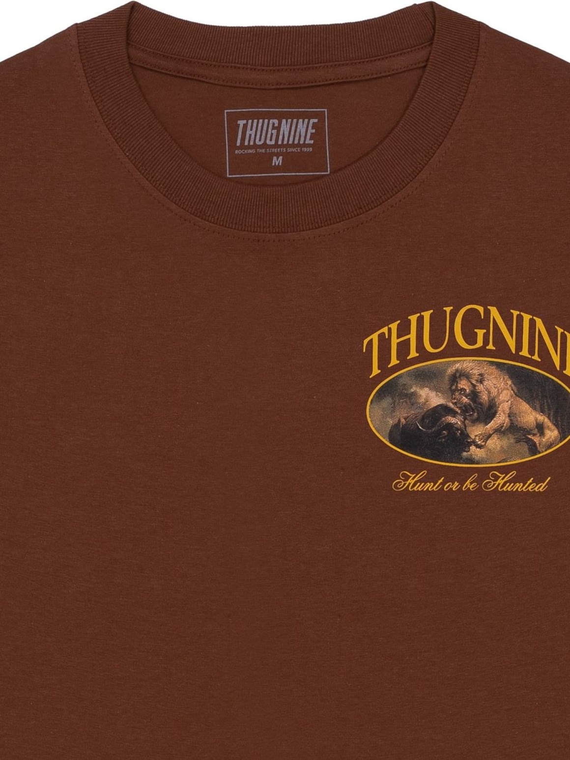Imagem de: Camiseta Thug Nine The Hunt Marrom