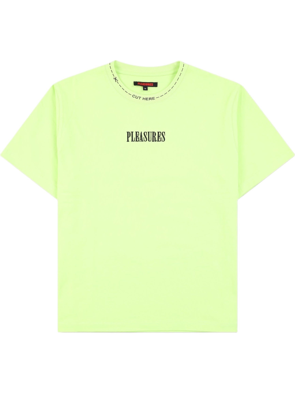 Imagem de: Camiseta PLEASURES Cut Here Heavyweight Lima