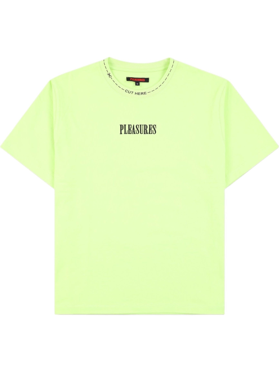 Imagem de: Camiseta PLEASURES Cut Here Heavyweight Lima