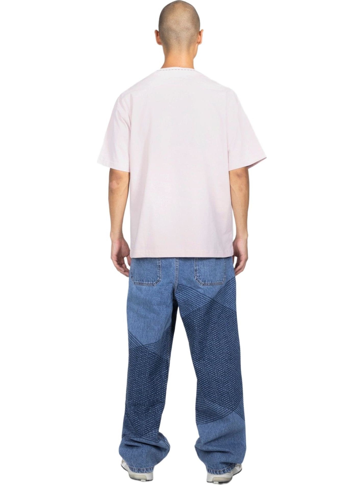 Imagem de: Camiseta PLEASURES Cut Here Heavyweight Rosa