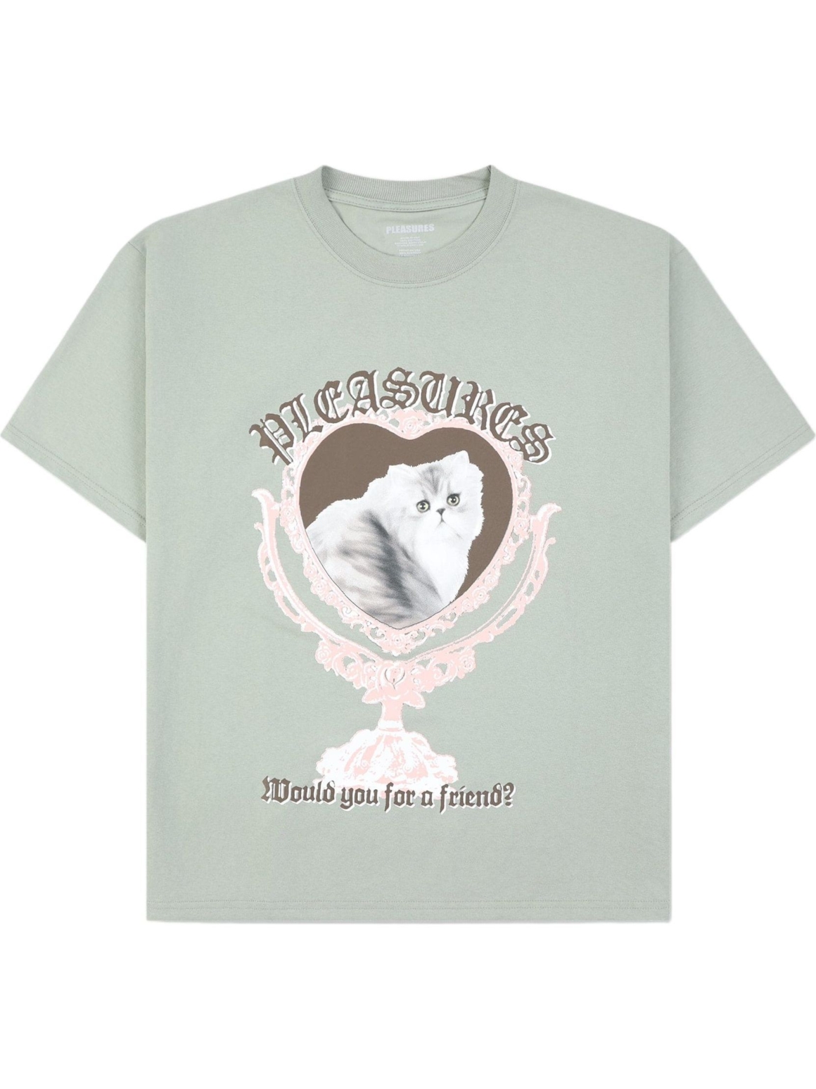 Imagem de: Camiseta PLEASURES Mirror Verde
