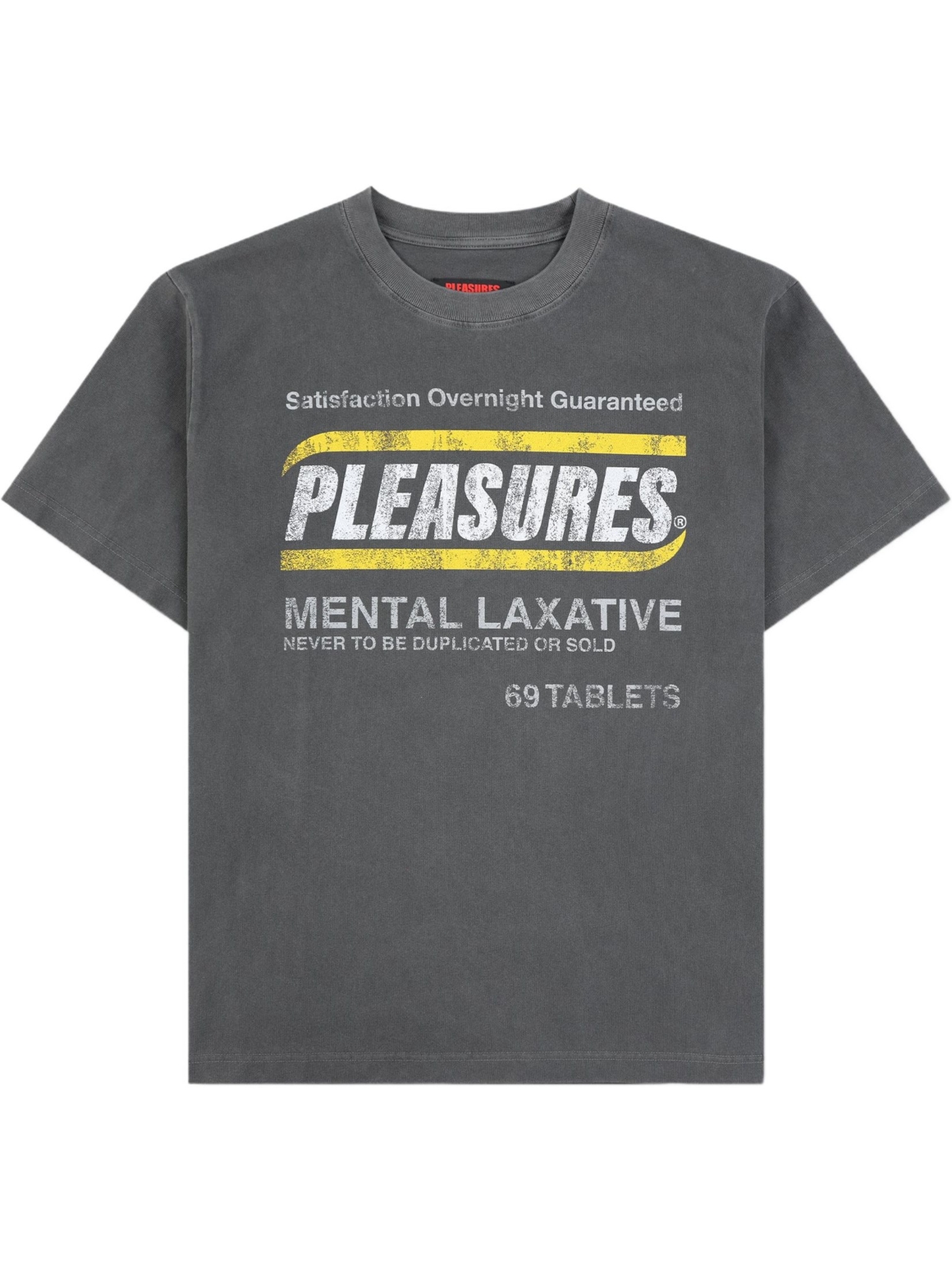 Imagem de: Camiseta PLEASURES Relief Heavyweight Preta
