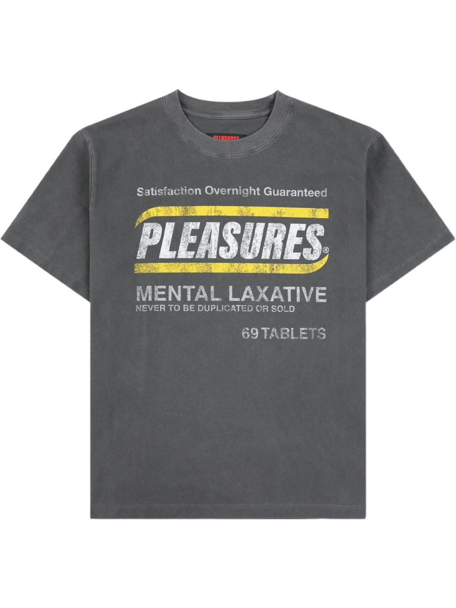 Imagem de: Camiseta PLEASURES Relief Heavyweight Preta