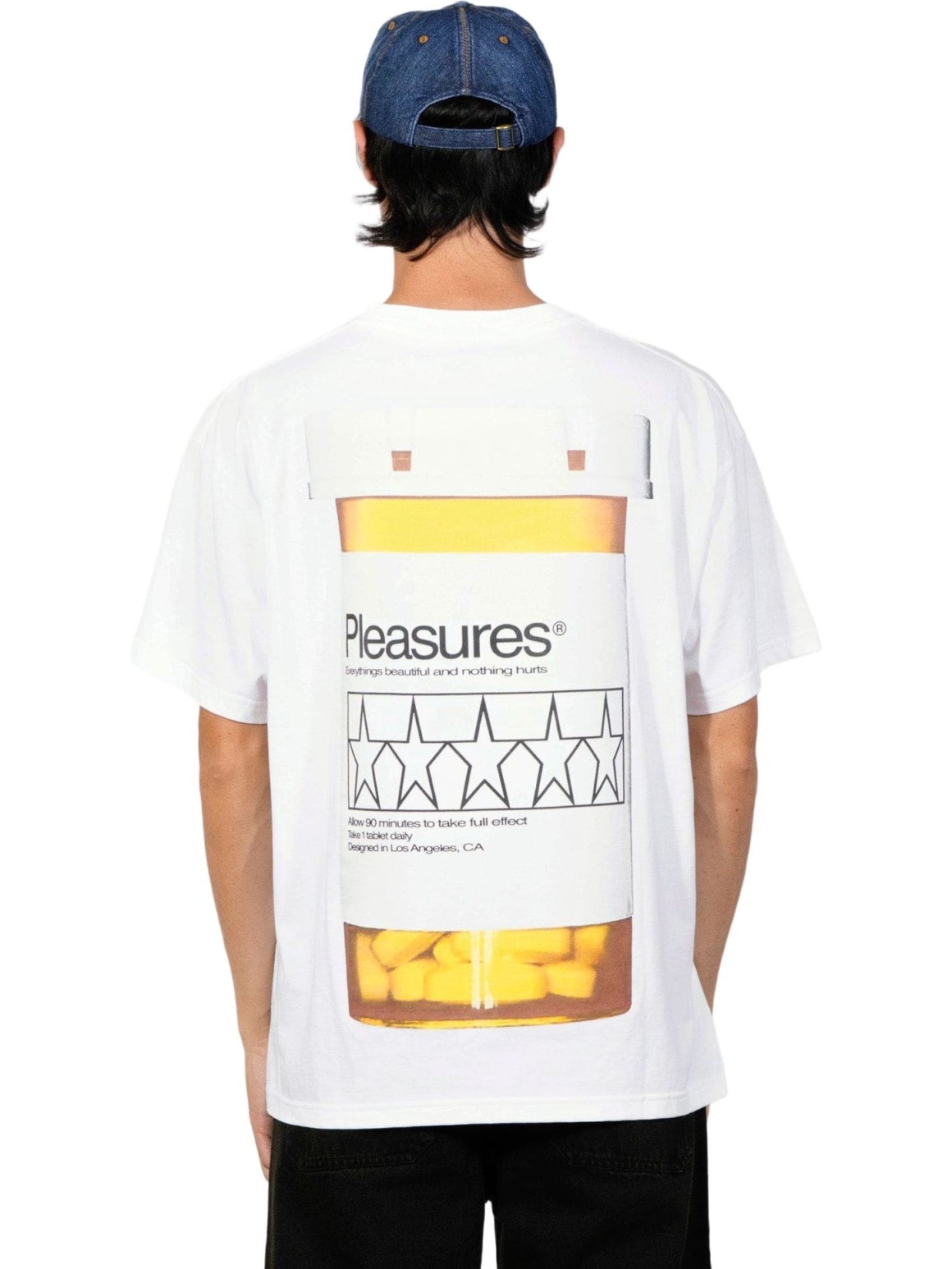 Imagem de: Camiseta PLEASURES Supplements Preta