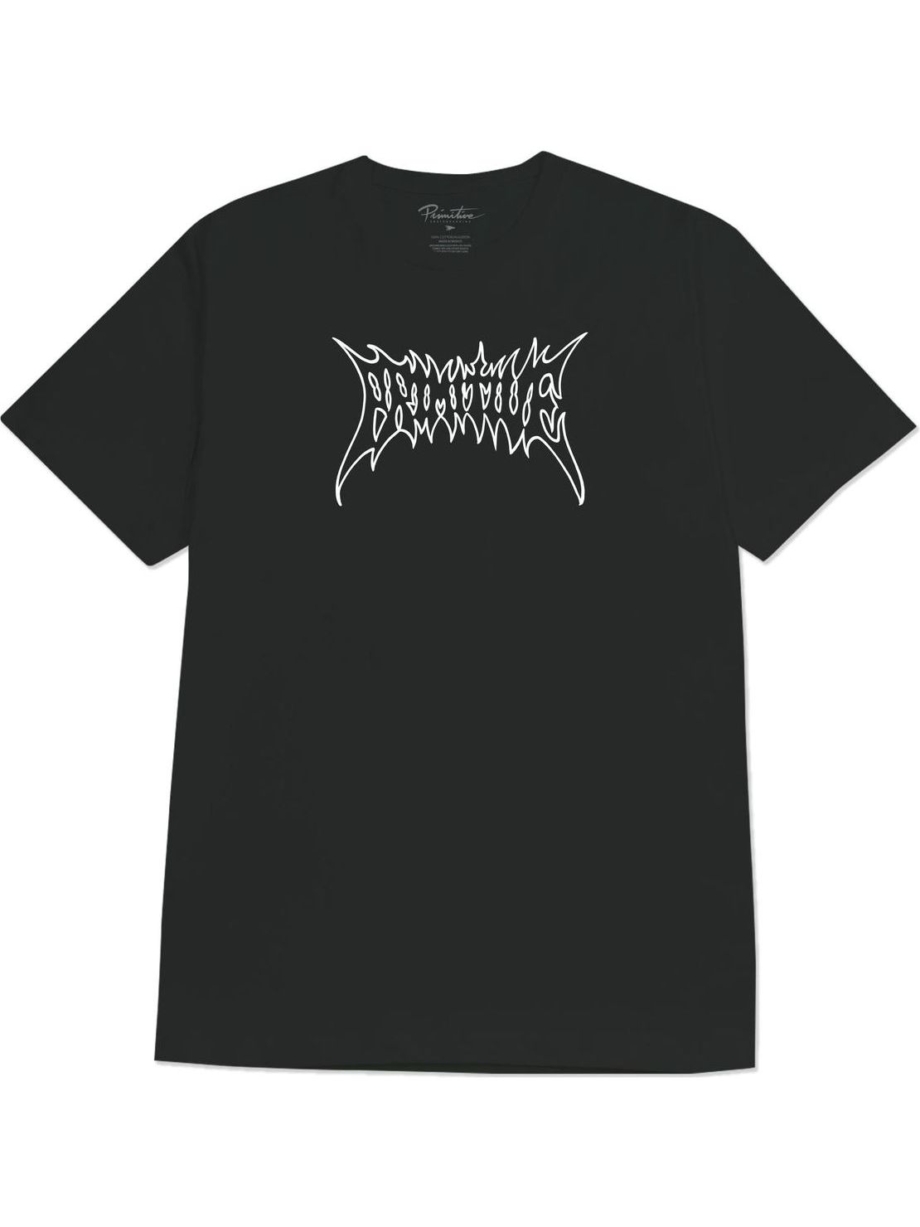 Imagem de: Camiseta Primitive Skateboarding Threat Boxy Preta