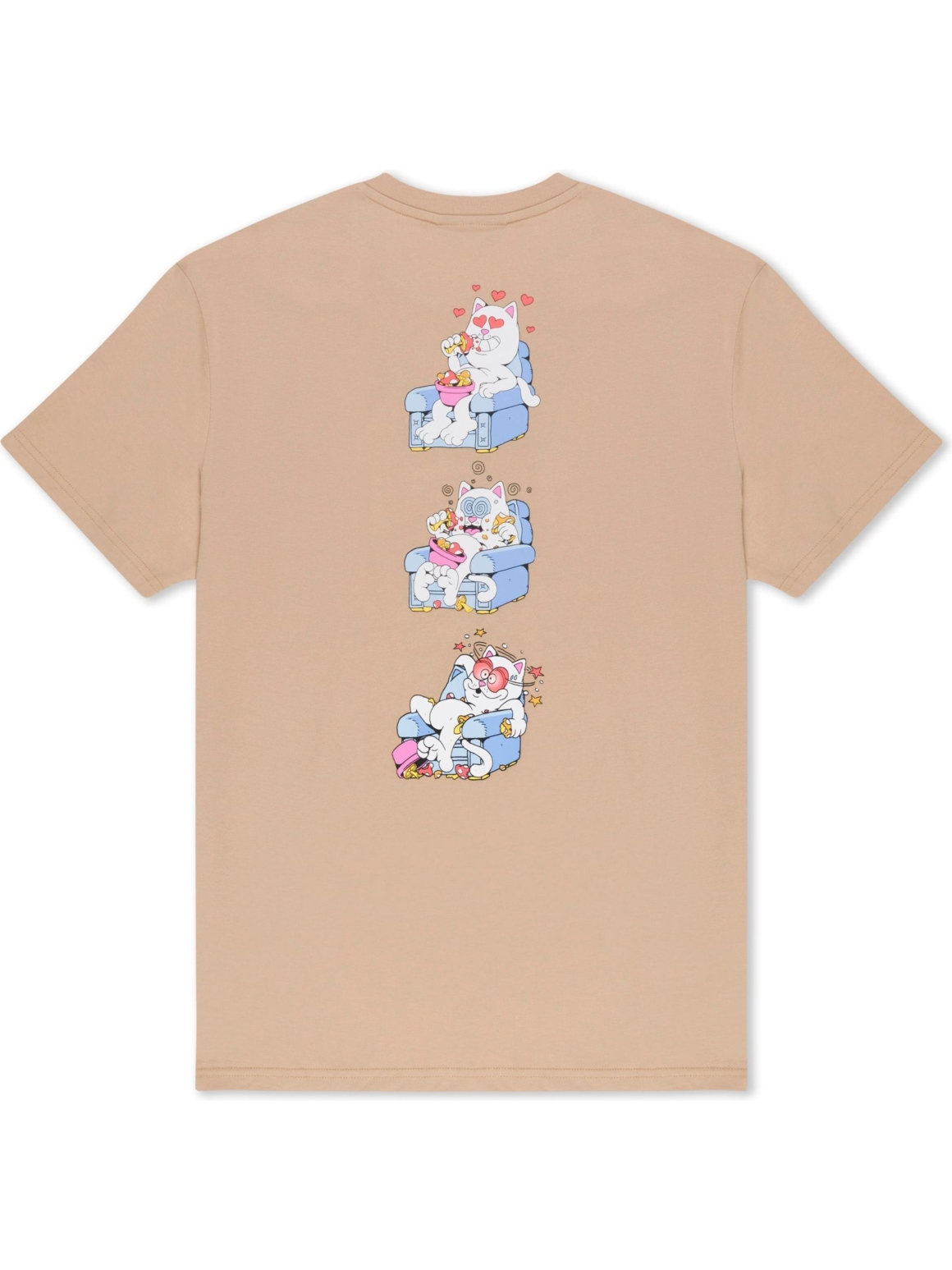 Imagem de: Camiseta RIPNDIP Afternoon Snack Amêndoa