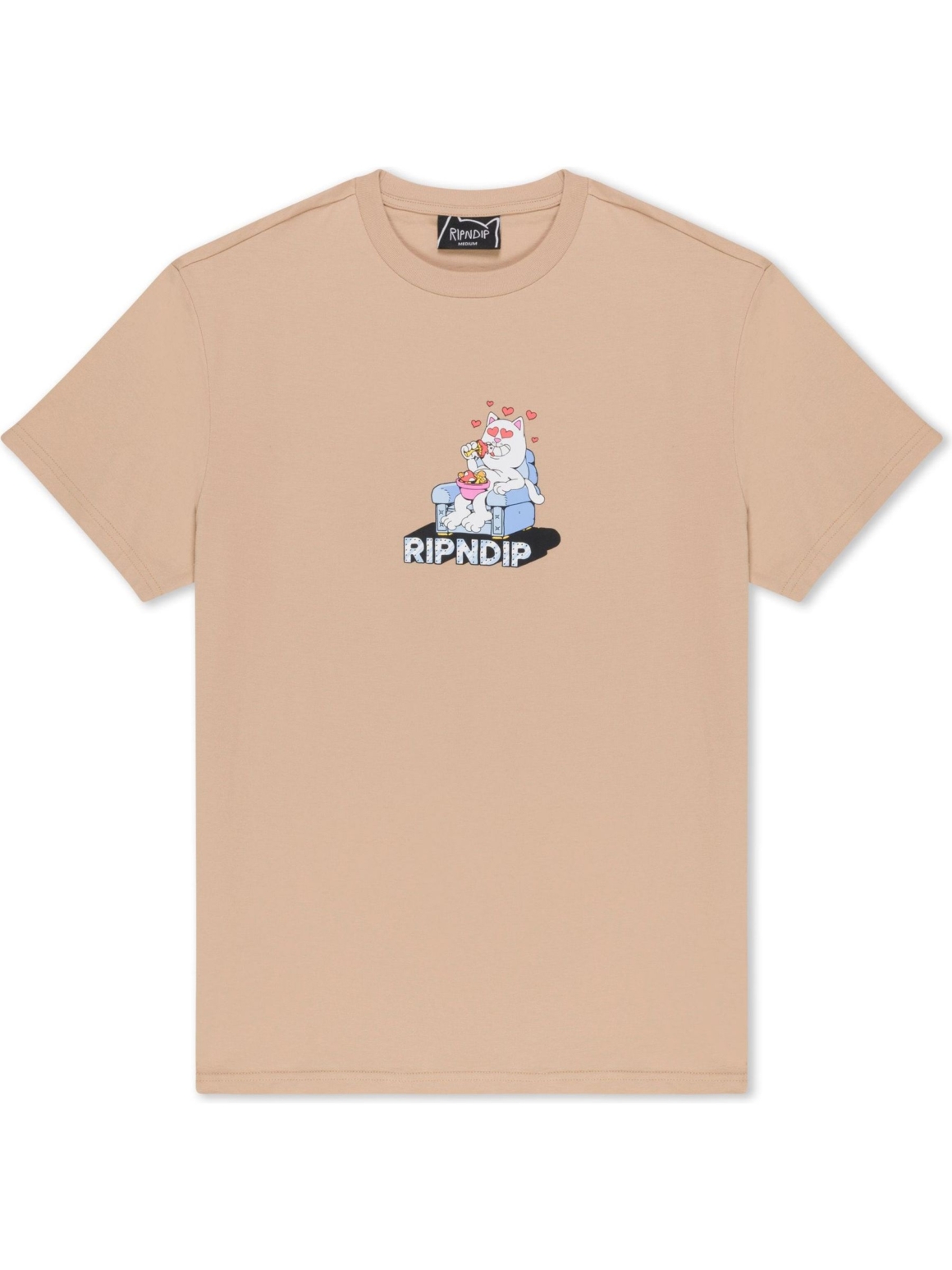 Imagem de: Camiseta RIPNDIP Afternoon Snack Amêndoa