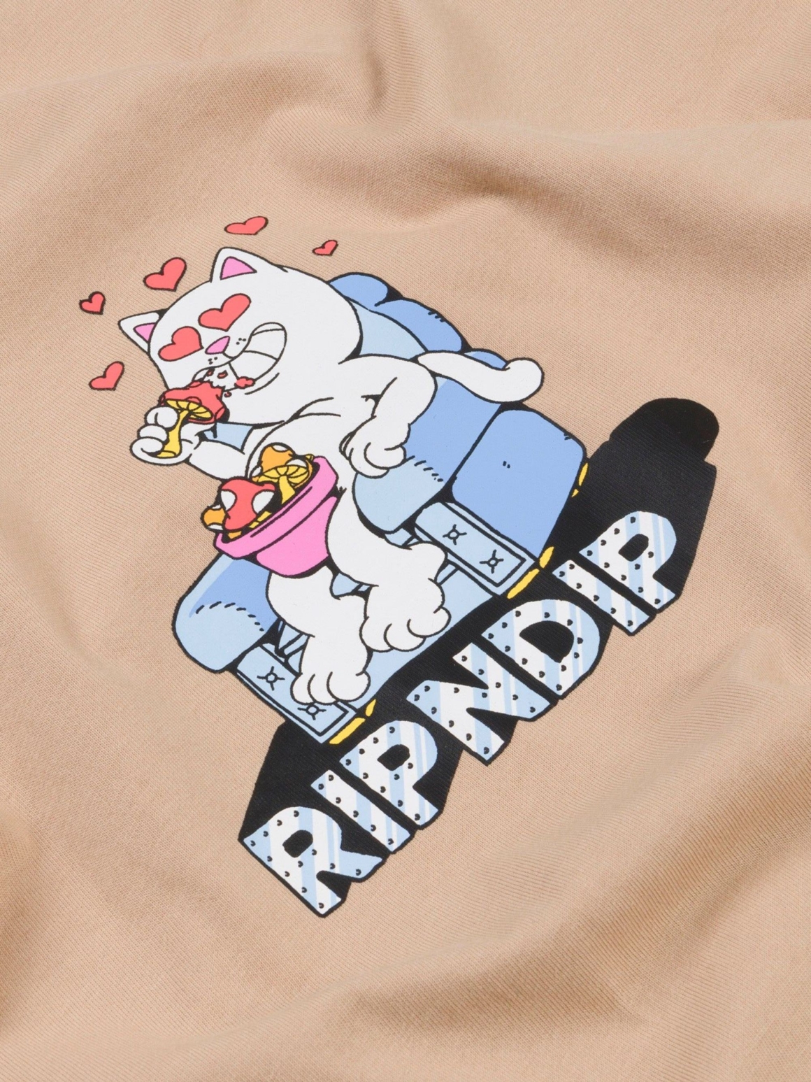 Imagem de: Camiseta RIPNDIP Afternoon Snack Amêndoa