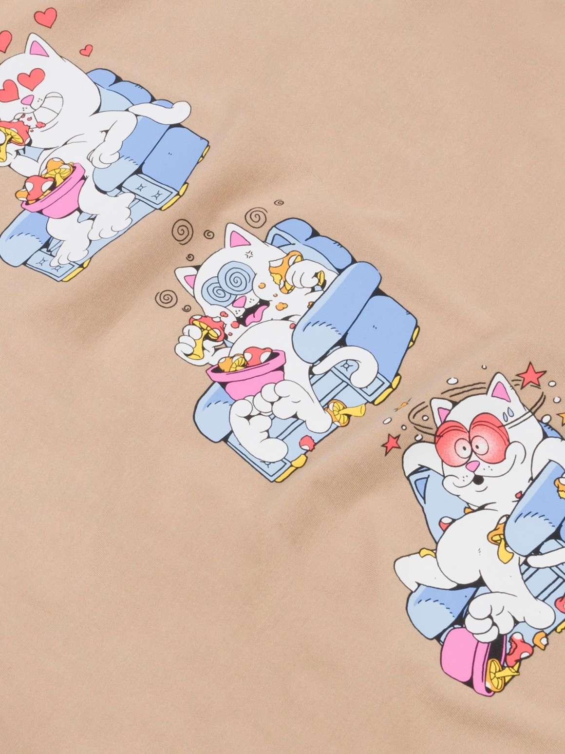 Imagem de: Camiseta RIPNDIP Afternoon Snack Amêndoa