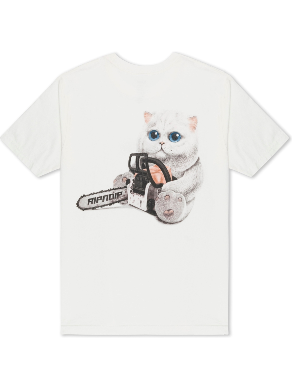 Imagem de: Camiseta RIPNDIP Find Out Bone Off-White